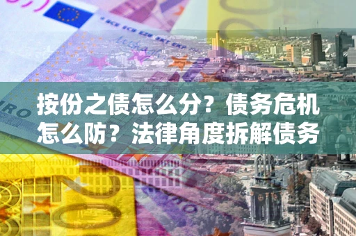 济南按份之债怎么分？债务危机怎么防？法律角度拆解债务分配与风险自保指南
