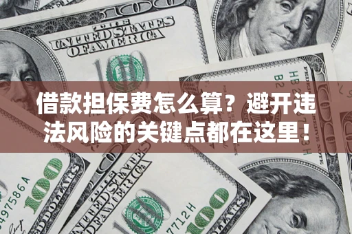 济南借款担保费怎么算？避开违法风险的关键点都在这里！