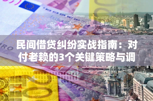 济南民间借贷纠纷实战指南：对付老赖的3个关键策略与调解盲区解析