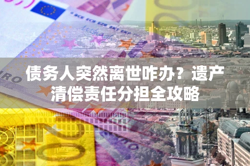 济南债务人突然离世咋办？遗产清偿责任分担全攻略