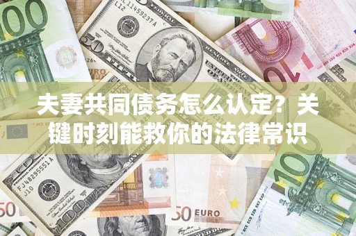 济南夫妻共同债务怎么认定？关键时刻能救你的法律常识