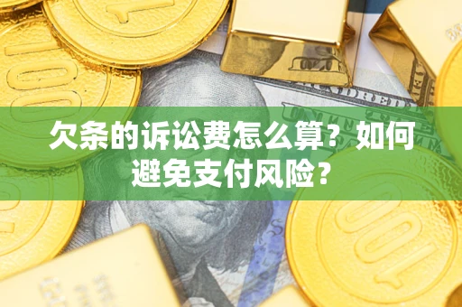 济南欠条的诉讼费怎么算？如何避免支付风险？