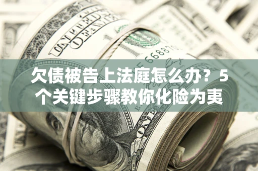 济南欠债被告上法庭怎么办？5个关键步骤教你化险为夷